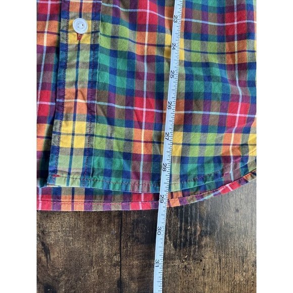 J. Crew Tartan Plaid Cotton Button Up Shirt - Men's Small - Picture 8 of 10